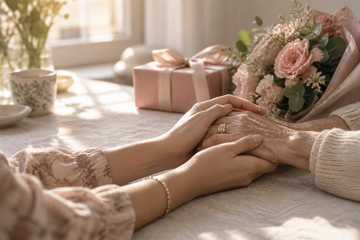Cena editorial para Dia das Mães